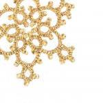 Large Gold Beaded Christma..
